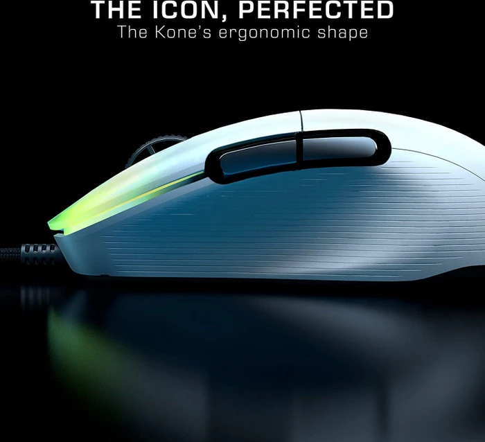 Roccat Kone Pro Arctic White, USB