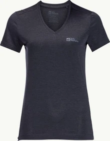 Jack Wolfskin Crosstrail Funktionsshirt kurzarm graphit (Damen)