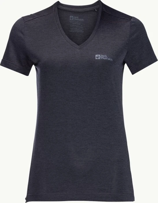 Jack Wolfskin Crosstrail Funktionsshirt kurzarm graphit (Damen)