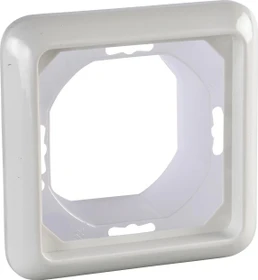Schrack FASHION IP44 Rahmen 1-fach, reinweiß
