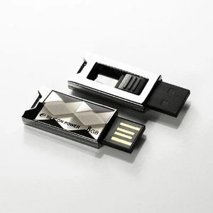 Silicon Power Touch 850 4GB silber, USB-A, USB 2.0