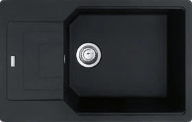 Franke Urban UBG 611-78 XL Einbau Becken reversibel mit Ablauffernbedienung onyx