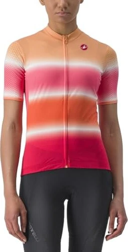 Castelli Dolce Trikot kurzarm soft orange/hibiscus (Damen)