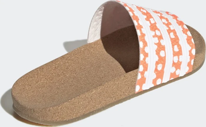 adidas Adilette beam orange/cloud white/gum (Damen)