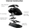 Mchose A7 V2 Ultra 8K Lightweight Wireless Gaming Mouse, schwarz, USB/Bluetooth Vorschaubild