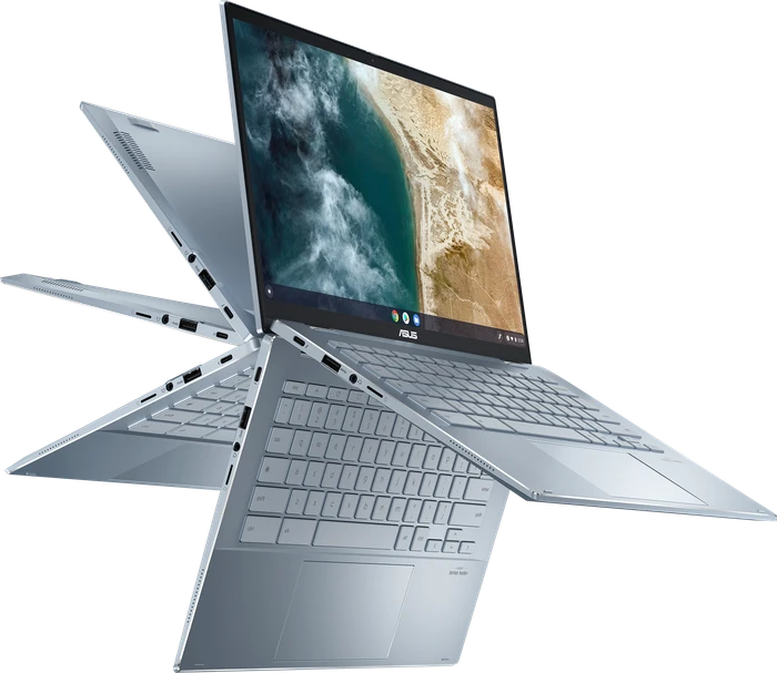 ASUS Chromebook Flip CX5 CX5400FMA-AI0077, AI Blue, Core i5-1130G7, 16GB RAM, 256GB SSD, DE