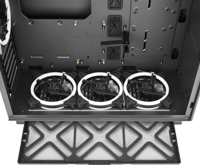 Sharkoon Pure Steel RGB Black, Glasfenster