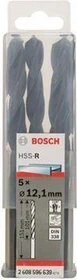 Bosch Professional HSS-R Spiralbohrer, 12.1x101x151mm, 5 Stück