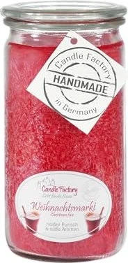 Candle Factory Mini Jumbo Duftkerze weihnachtsmarkt, 1 Stück