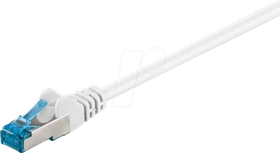 goobay Patchkabel, Cat6a, S/FTP, RJ-45/RJ-45, 30m, weiß