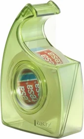 tesa tesafilm eco & clear transparent, Klebestreifen-Abroller/Klebestreifen, 19mm/33m, 1 Stück