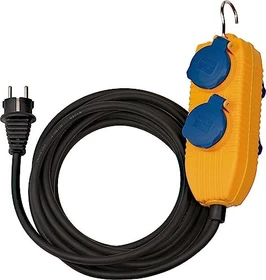Brennenstuhl Baustellenkabel IP44 mit Powerblock schwarz H07RN-F 3G1.5 5m