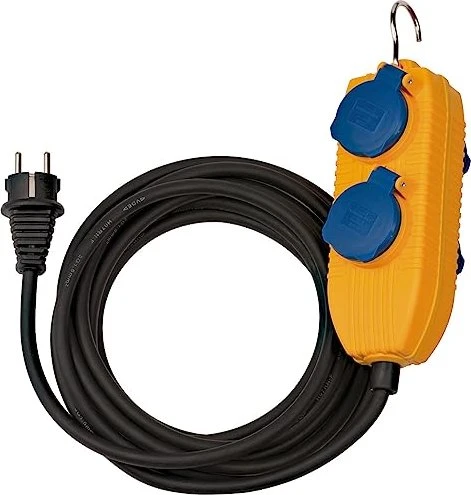 Brennenstuhl Baustellenkabel IP44 mit Powerblock schwarz H07RN-F 3G1.5 5m