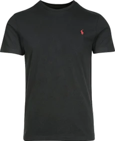 Ralph Lauren Custom Slim Fit T-Shirt kurzarm schwarz (Herren)