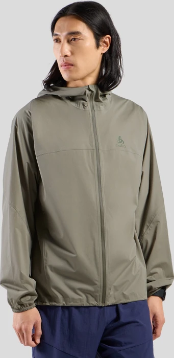 Odlo Waterproof X-Alp Performance Knit Laufjacke vetiver (Herren)