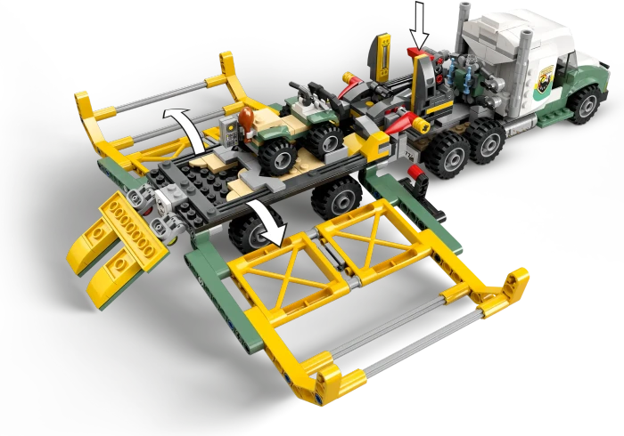 LEGO Jurassic World - Dinosaurier-Missionen: Allosaurus-Transporter