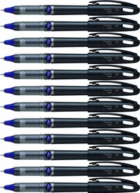 Pentel EnerGel Tradio Black BLN115A Gelroller schwarz, 12er-Pack