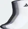 adidas Cushioned Sportswear Ankle Socken medium grey heather/white/black, 3 Paare Vorschaubild
