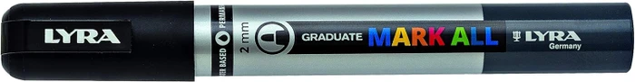 Lyra Graduate Mark All Permanentmarker 2mm sortiert, 12er-Set, Box