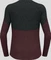 Odlo Revelstoke Performance Wool Warm Baselayer Funktionsshirt langarm black/fudge melange (Herren) Vorschaubild