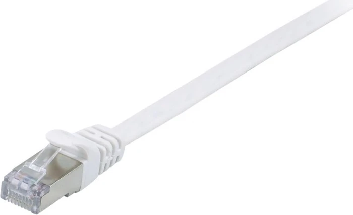Equip FLAT Flach-Patchkabel, Cat6a, U/FTP, RJ-45/RJ-45, 5m, weiß