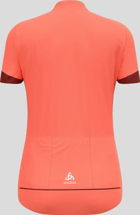 Odlo Essentials Trikot kurzarm living coral/spiced apple (Damen)