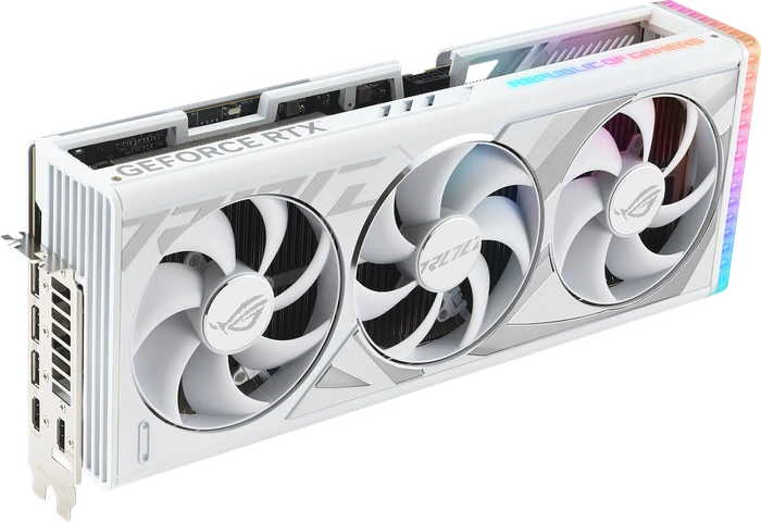 ASUS ROG Strix GeForce RTX 4080, ROG-STRIX-RTX4080-16G-WHITE, 16GB GDDR6X, 2x HDMI, 3x DP