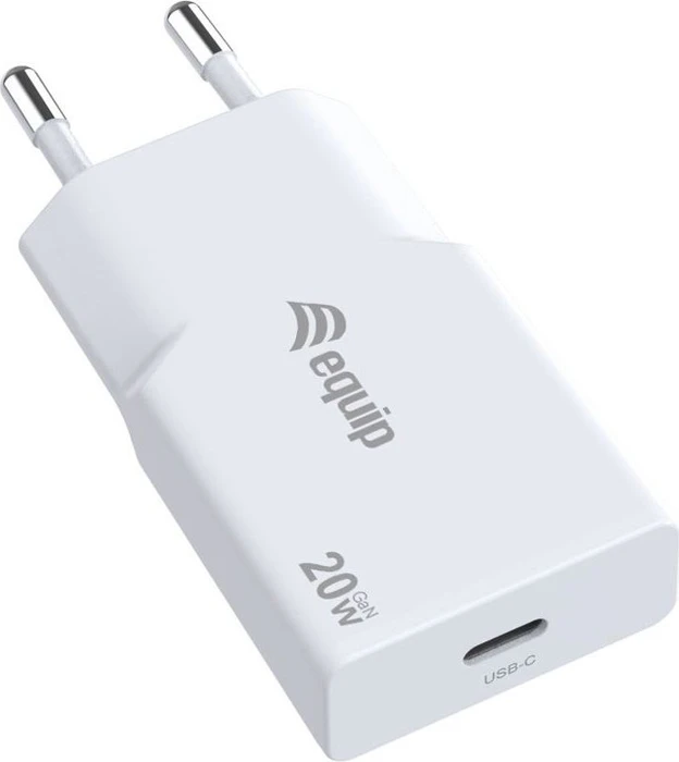 Equip 1-Port 20W GaN Slim USB-C PD-Ladegerät weiß