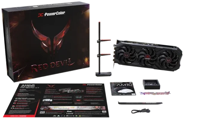 PowerColor Red Devil Radeon RX 9070 XT Limited Edition, 16GB GDDR6, HDMI, 3x DP