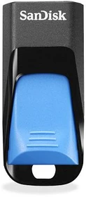 SanDisk Cruzer Edge 32GB schwarz/blau, USB-A, USB 2.0