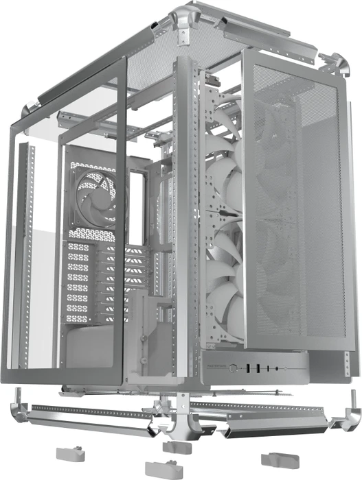 Cooler Master MasterFrame 500 Mesh ARGB, silber, Glasfenster