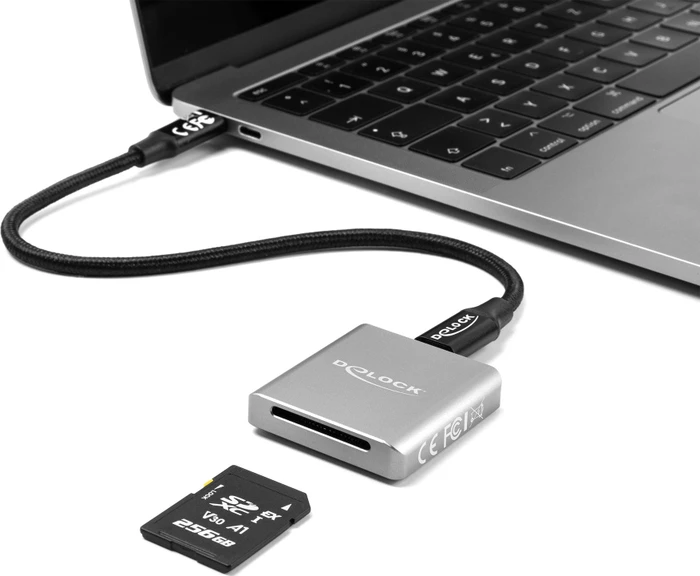 DeLOCK SD Express Single-Slot-Cardreader, USB-C 3.1 [Buchse]