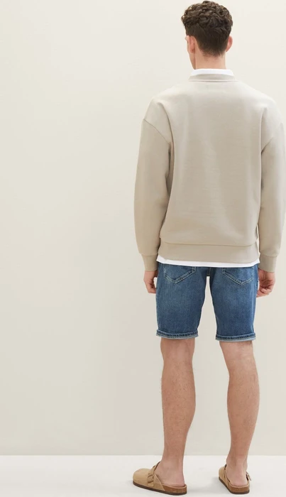 Tom Tailor Josh Jeansshorts Jeans mid stone wash denim (Herren)