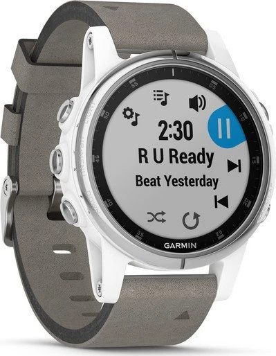 Garmin Fenix 5S Plus Sapphire grau