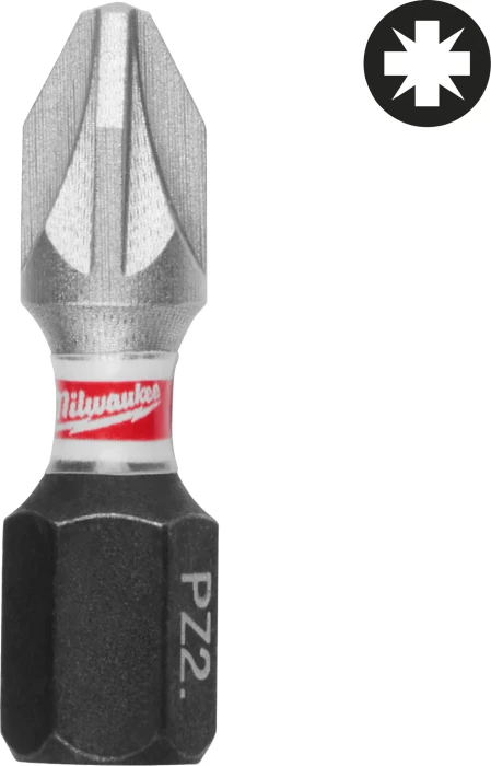 Milwaukee Shockwave Pozidriv Bit 1/4", PZ2x90mm, 1 Stück