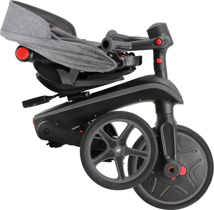 Globber Explorer Trike Foldable 4in1 schwarz/grau