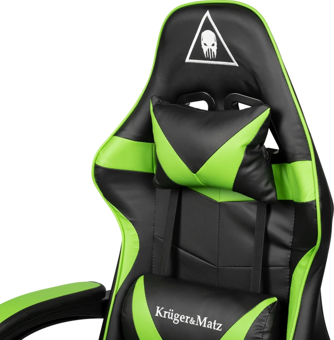 Krüger&Matz Warrior GX-150 Gamingstuhl, schwarz/grün