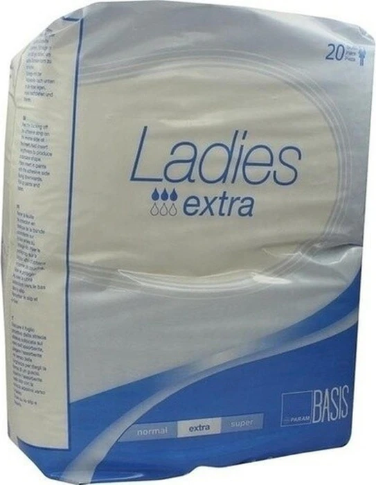 Param Ladies Inkontinenzvorlagen Basis extra Hygieneeinlage, 20 Stück