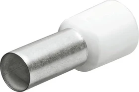 Knipex Aderendhülsen mit Kunststoffkragen 0.5mm² weiß 200 Stück
