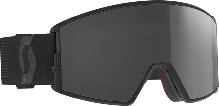 Scott React mineral black/black chrome