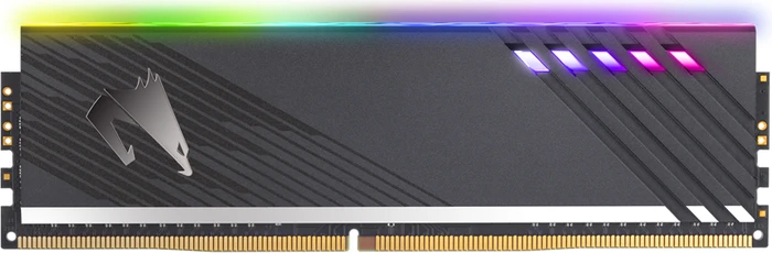 GIGABYTE AORUS RGB Memory UDIMM 16GB Kit, DDR4-3600, CL18-19-19-39, 1RX8