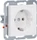 Gira SCHUKO-Steckdose 16 A 250 V Steckklemmen, reinweiß glänzend (4188 03)