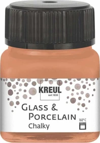 Kreul Glass & Porcelain Chalky Malfarbe, terracotta earth, 20ml