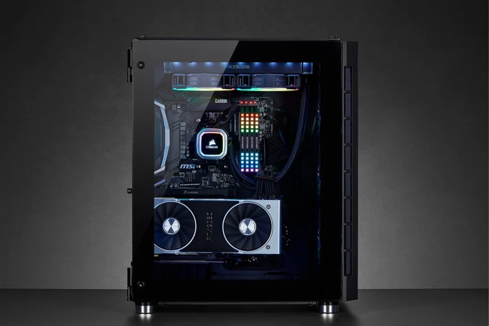 Corsair Crystal Series 680X RGB, schwarz, Glasfenster