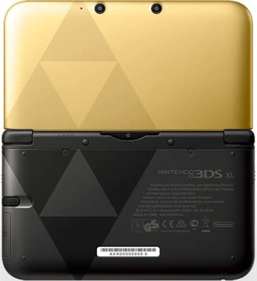Nintendo 3DS XL The Legend of Zelda: A Link Between Worlds Limited Edition Bundle gold
