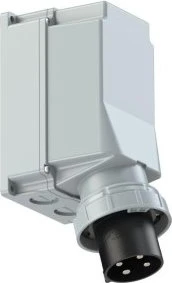 PCE CEE-Wandgerätestecker 125A 4p 7h IP67 POWER TWIST