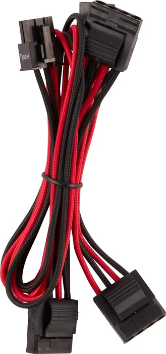 Corsair PSU Cable Kit Type 4 - Pro Kit - Gen4, schwarz/rot