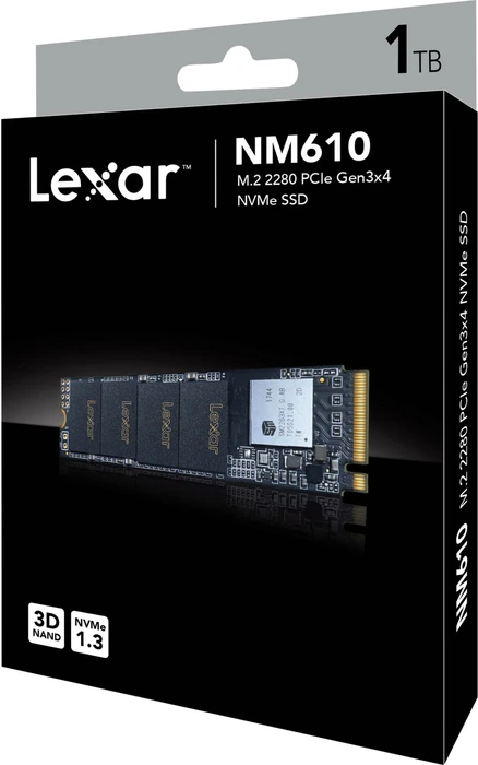 Lexar NM610 1TB, M.2 2280 / M-Key / PCIe 3.0 x4