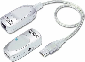 Lindy USB-Extender via RJ-45, USB 1.1, aktiv, bis 50m (42805)