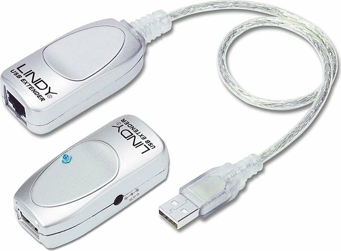 Lindy USB-Extender via RJ-45, USB 1.1, aktiv, bis 50m